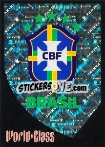 Sticker Brazil Badge - FIFA World Class 2024
 - Panini