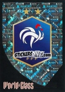 Sticker France Badge - FIFA World Class 2024
 n. 31 - Panini
