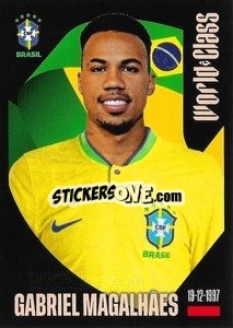 Figurina Gabriel Magalhães - FIFA World Class 2024
 - Panini