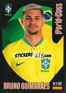 Cromo Bruno Guimarães - FIFA World Class 2024
 - Panini