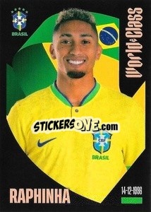 Sticker Raphinha - FIFA World Class 2024
 n. 51 - Panini