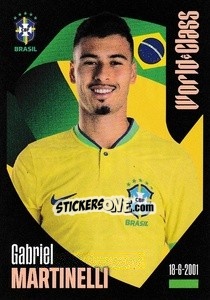 Sticker Gabriel Martinelli - FIFA World Class 2024
 n. 53 - Panini
