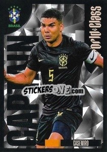 Sticker Casemiro – Captain - FIFA World Class 2024
 n. 55 - Panini
