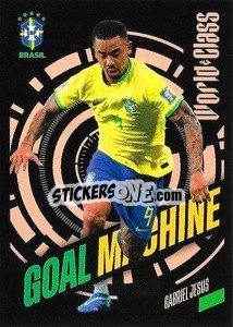 Sticker Gabriel Jesus – Goal Machine - FIFA World Class 2024
 n. 57 - Panini