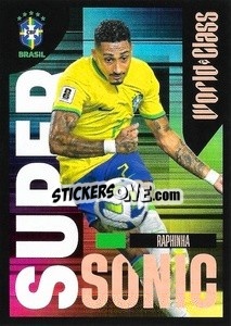 Sticker Raphinha – Supersonic - FIFA World Class 2024
 n. 58 - Panini