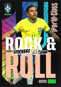 Sticker Rodrygo – Rock & Roll - FIFA World Class 2024
 - Panini