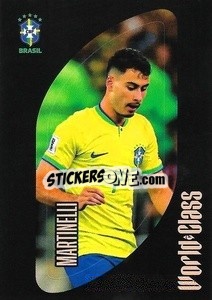 Sticker Gabriel Martinelli – Line-up - FIFA World Class 2024
 n. 72 - Panini