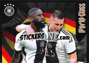 Sticker Antonio Rüdiger / Niklas Süle - FIFA World Class 2024
 - Panini