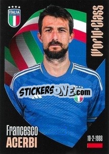 Sticker Francesco Acerbi - FIFA World Class 2024
 - Panini