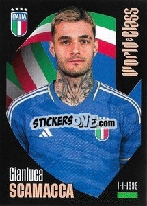 Sticker Gianluca Scamacca - FIFA World Class 2024
 - Panini