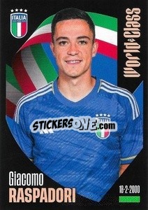 Cromo Giacomo Raspadori - FIFA World Class 2024
 - Panini