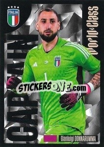 Sticker Gianluigi Donnarumma – Captain - FIFA World Class 2024
 n. 133 - Panini
