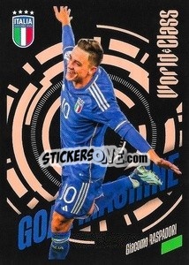 Figurina Giacomo Raspadori – Goal Machine - FIFA World Class 2024
 - Panini