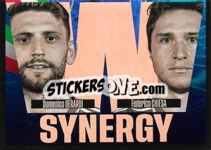 Sticker Domenico Berardi / Federico Chiesa - FIFA World Class 2024
 n. 140 - Panini