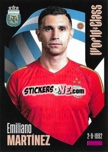 Cromo Emiliano Martínez - FIFA World Class 2024
 - Panini