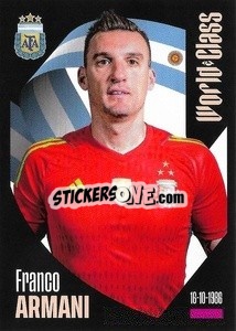 Sticker Franco Armani - FIFA World Class 2024
 n. 153 - Panini