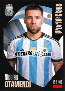 Sticker Nicolás Otamendi - FIFA World Class 2024
 n. 154 - Panini