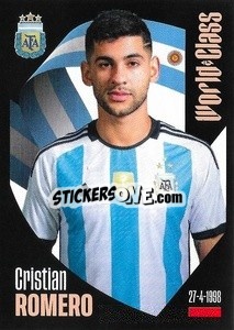 Cromo Cristian Romero - FIFA World Class 2024
 - Panini