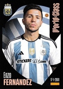 Sticker Enzo Fernández - FIFA World Class 2024
 n. 164 - Panini