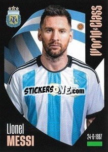 Sticker Lionel Messi - FIFA World Class 2024
 n. 168 - Panini