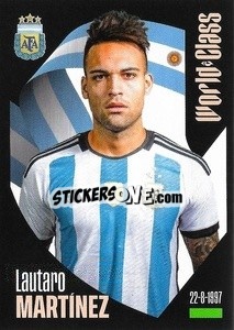 Sticker Lautaro Martínez - FIFA World Class 2024
 - Panini