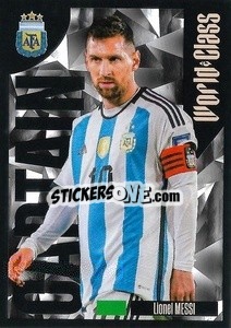 Cromo Lionel Messi – Captain - FIFA World Class 2024
 - Panini