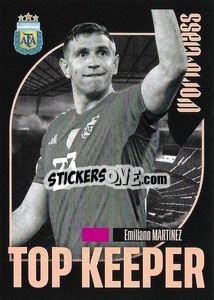 Sticker Emiliano Martínez – Top Keeper - FIFA World Class 2024
 - Panini