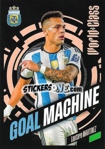 Sticker Lautaro Martínez – Goal Machine - FIFA World Class 2024
 n. 174 - Panini