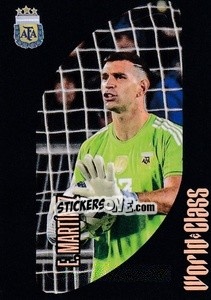 Sticker Emiliano Martínez – Line-up - FIFA World Class 2024
 n. 180 - Panini