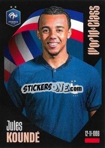 Sticker Jules Koundé - FIFA World Class 2024
 n. 198 - Panini