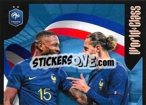 Sticker Marcus Thuram / Adrien Rabiot - FIFA World Class 2024
 n. 217 - Panini