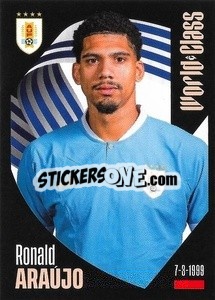 Sticker Ronald Araújo - FIFA World Class 2024
 n. 232 - Panini