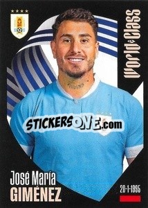 Sticker José María Giménez - FIFA World Class 2024
 n. 233 - Panini
