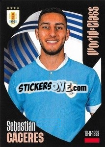 Figurina Sebastián Cáceres - FIFA World Class 2024
 n. 234 - Panini