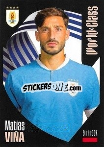 Sticker Matías Viña - FIFA World Class 2024
 n. 236 - Panini