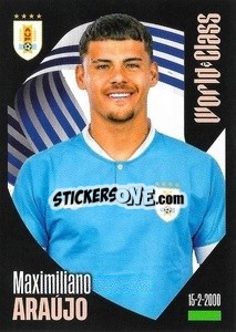 Sticker Maximiliano Araújo - FIFA World Class 2024
 - Panini