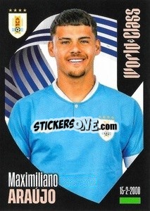 Sticker Maximiliano Araújo - FIFA World Class 2024
 n. 246 - Panini