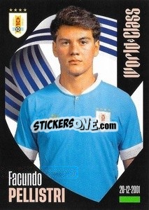 Sticker Facundo Pellistri - FIFA World Class 2024
 n. 247 - Panini