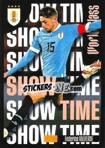 Sticker Federico Valverde – Show Time - FIFA World Class 2024
 n. 254 - Panini