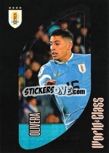 Sticker Mathías Olivera – Line-up - FIFA World Class 2024
 n. 262 - Panini