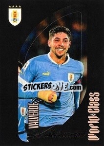 Sticker Federico Valverde – Line-up - FIFA World Class 2024
 n. 263 - Panini
