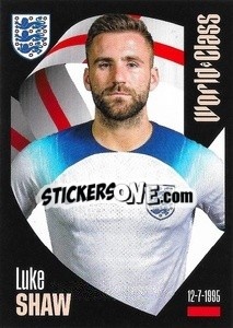 Sticker Luke Shaw - FIFA World Class 2024
 - Panini