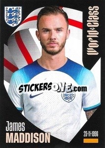 Sticker James Maddison - FIFA World Class 2024
 n. 282 - Panini