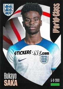 Sticker Bukayo Saka - FIFA World Class 2024
 n. 286 - Panini