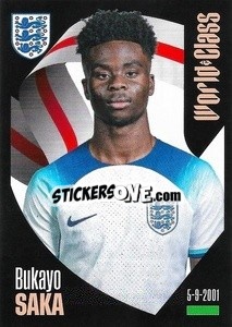 Cromo Bukayo Saka - FIFA World Class 2024
 - Panini