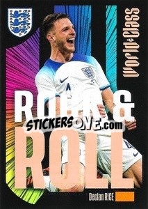 Sticker Declan Rice – Rock & Roll - FIFA World Class 2024
 - Panini