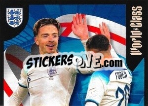 Sticker Jack Grealish / Phil Foden - FIFA World Class 2024
 - Panini