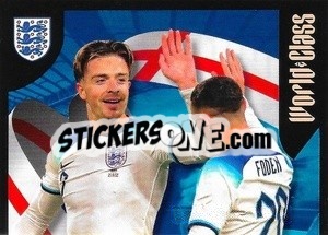 Sticker Jack Grealish / Phil Foden - FIFA World Class 2024
 n. 295 - Panini