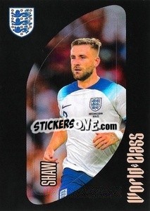 Sticker Luke Shaw – Line-up - FIFA World Class 2024
 n. 301 - Panini