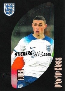 Sticker Phil Foden – Line-up - FIFA World Class 2024
 n. 304 - Panini